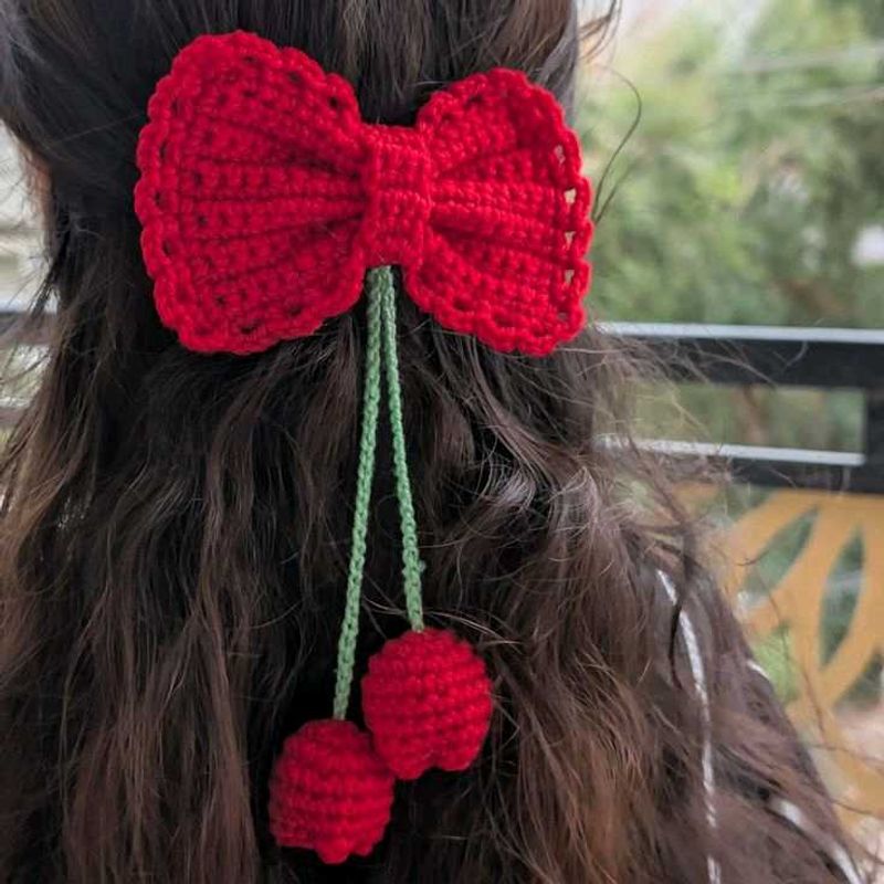 Cute Crochet Hair Bows✨🎀