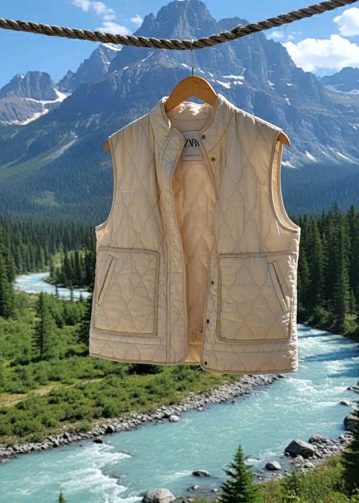 Zara Quilted Vest Jacket