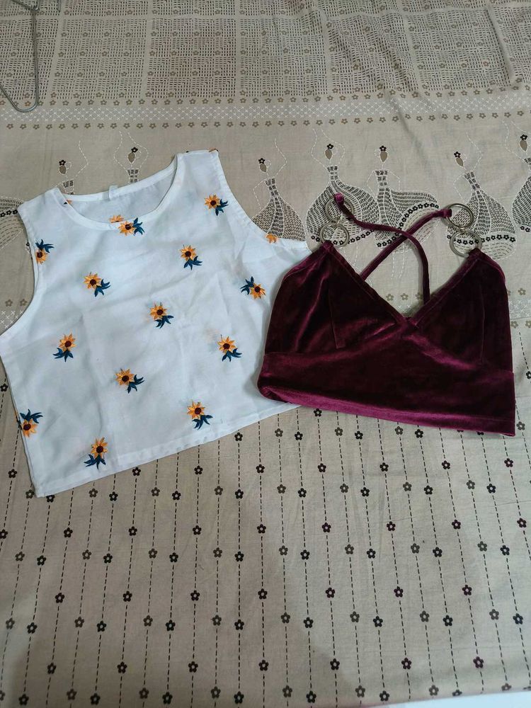 Cute Crop Top Set of 2