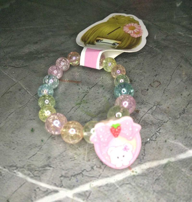 Crystal Pearl Hand Bracelet For Women And Kid&#39;s