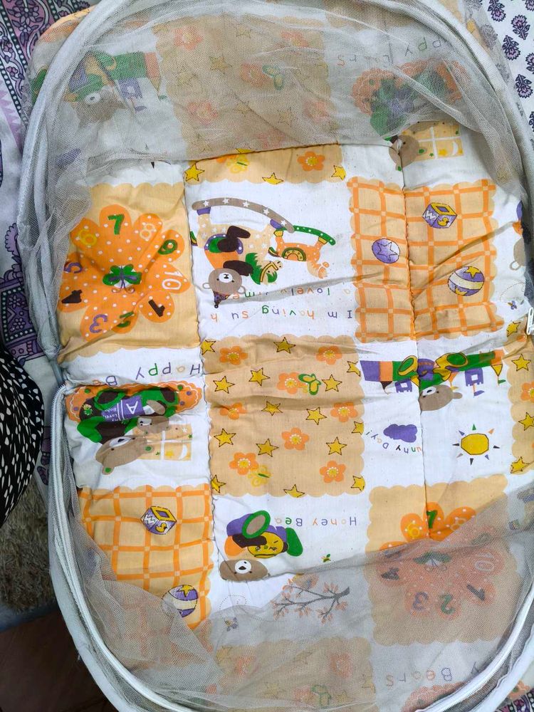 Baby Bed with Net and PlayGym for babies