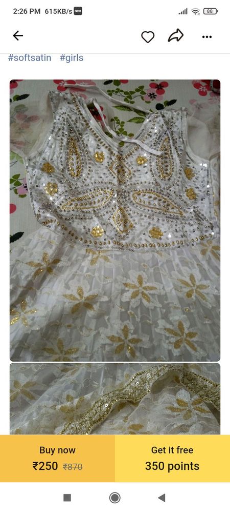 Combo of White Dresses