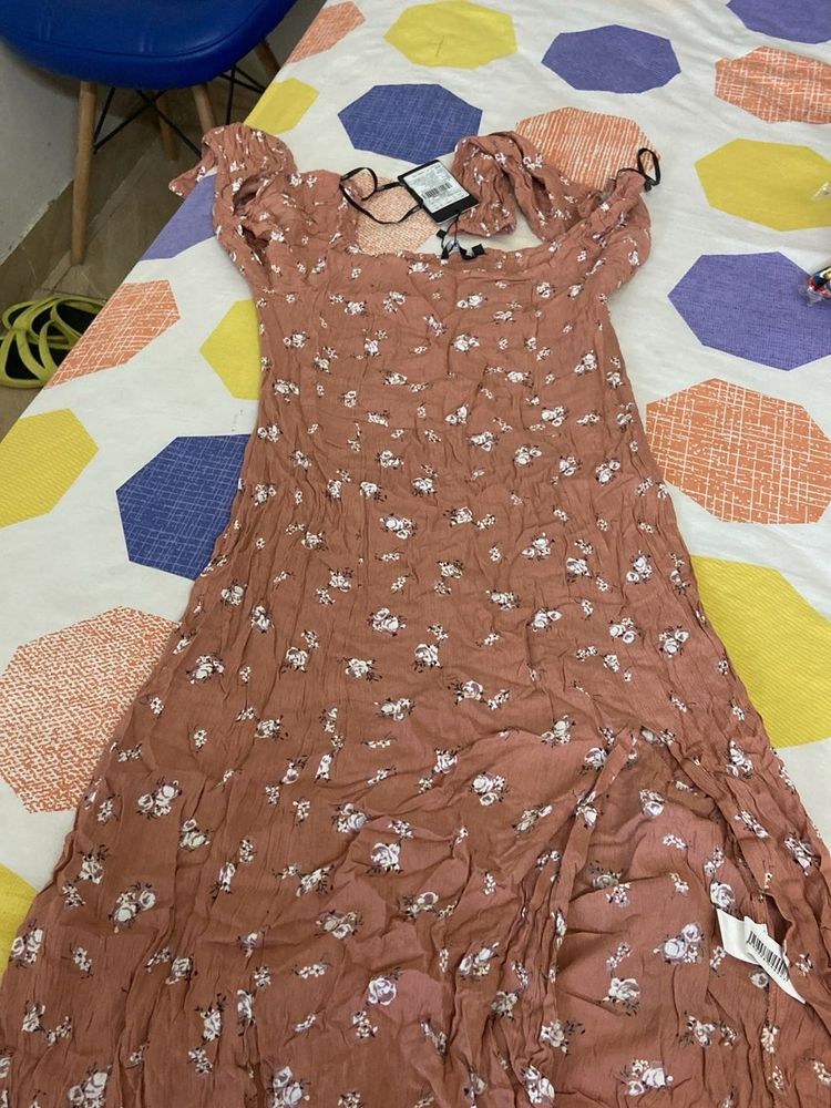 Floral Print Midi Dress