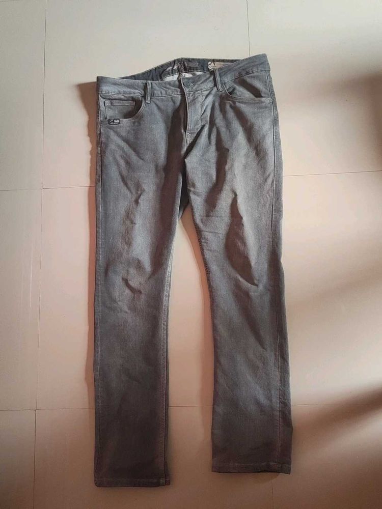 Gray Denim Jeans