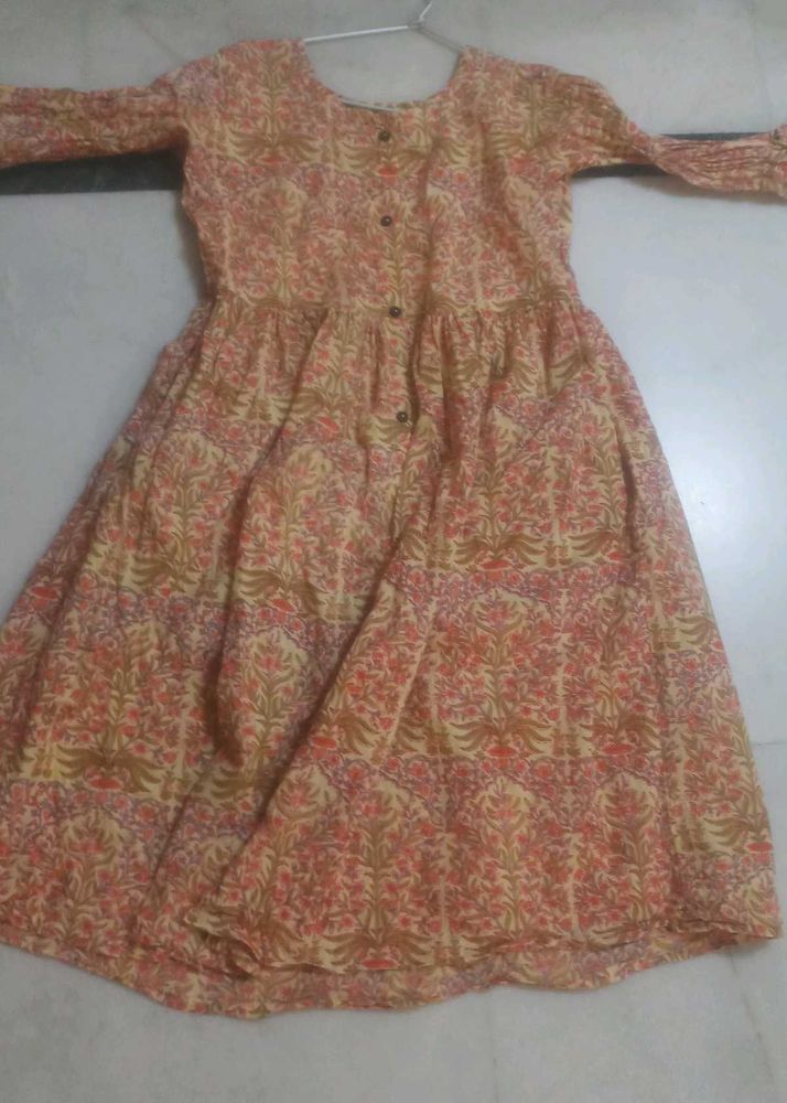 Floral Frock Kurti Legging