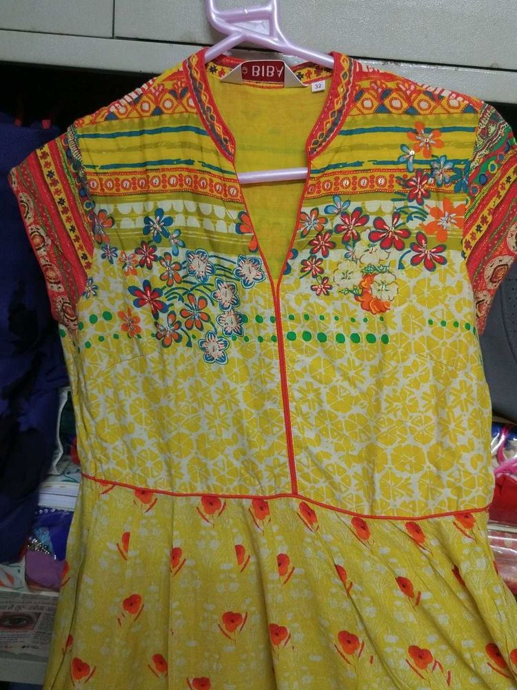 Yellow Floral Dress