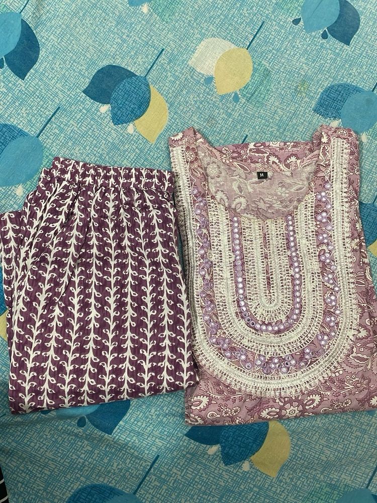 Floral Print Kurta Set