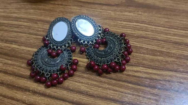 Boho Mirror Drop Earrings