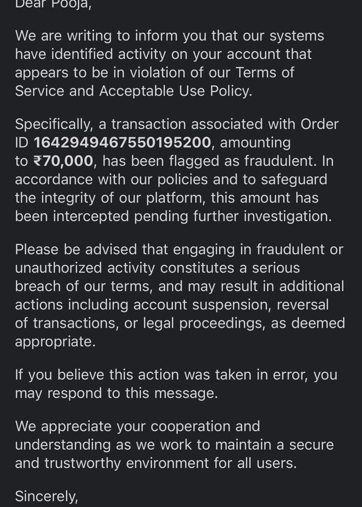 SCAM On Freeup