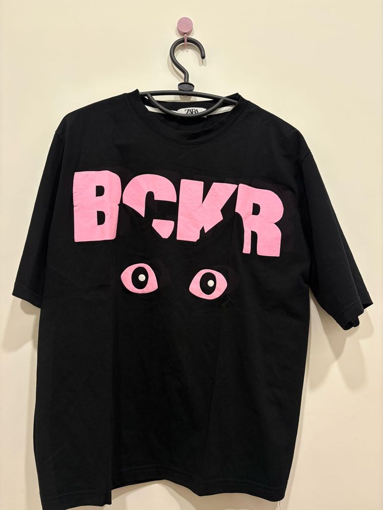 ZARA Oversized T-shirt – Black