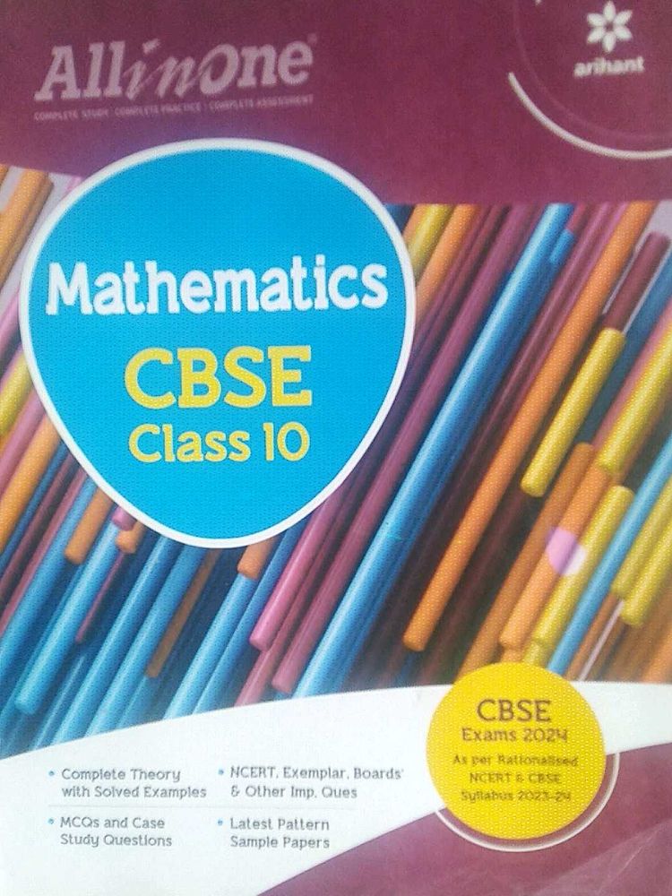 All In One Mathematics CBSE Class 10