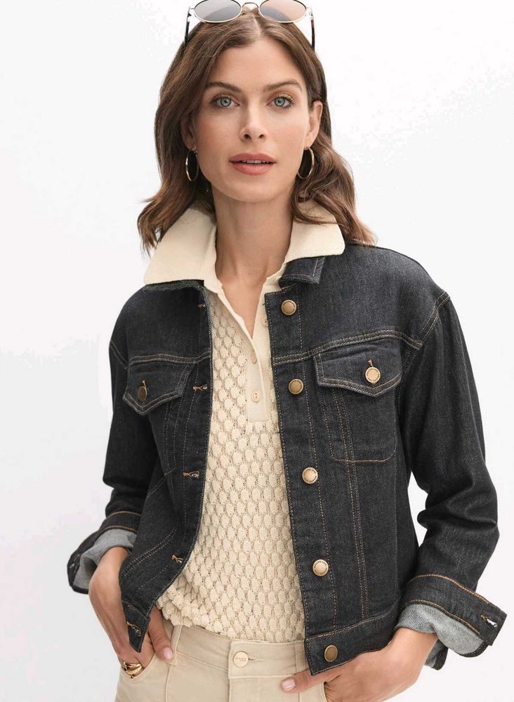 Stylish Women Denim Jacket, Size S