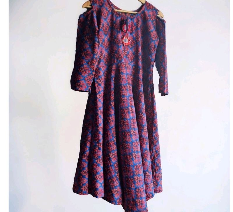 Cold Shoulder Partywear Dress