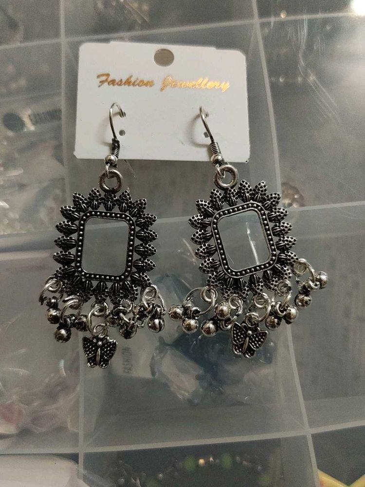 Square Shape Jhumka 💗
