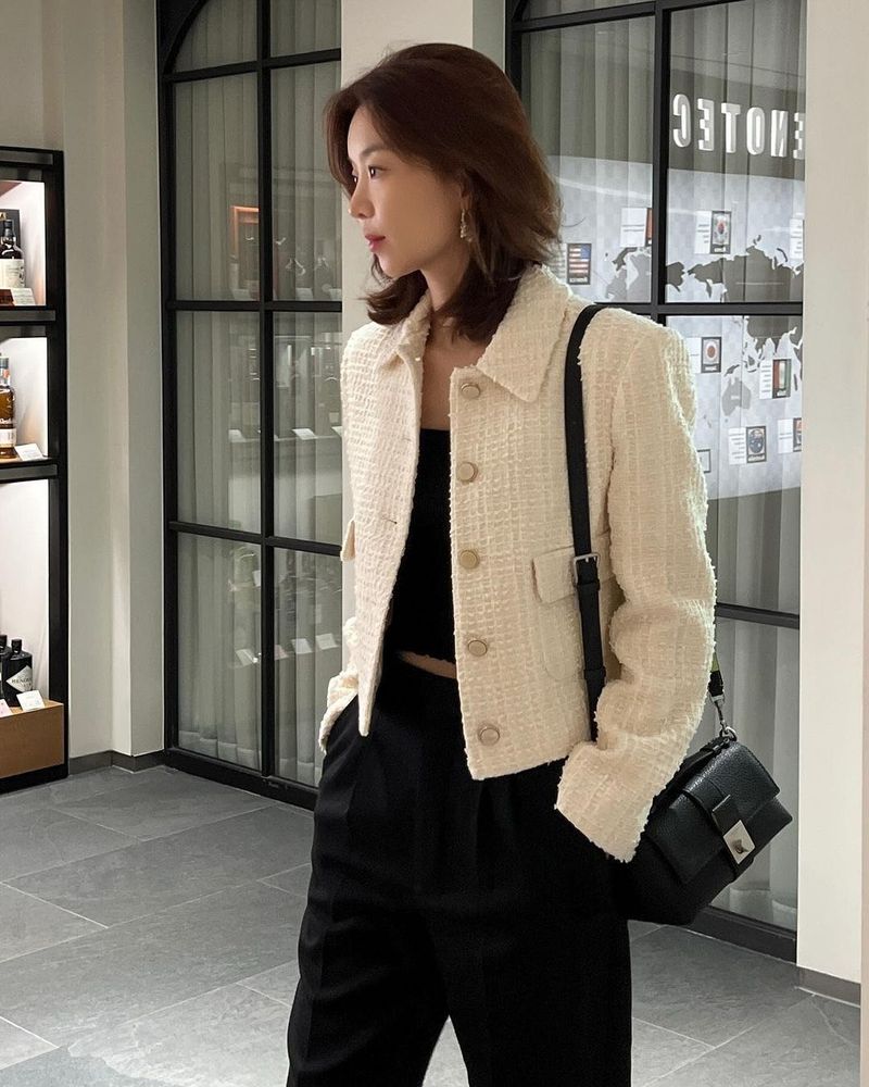 Zara jewel button coat