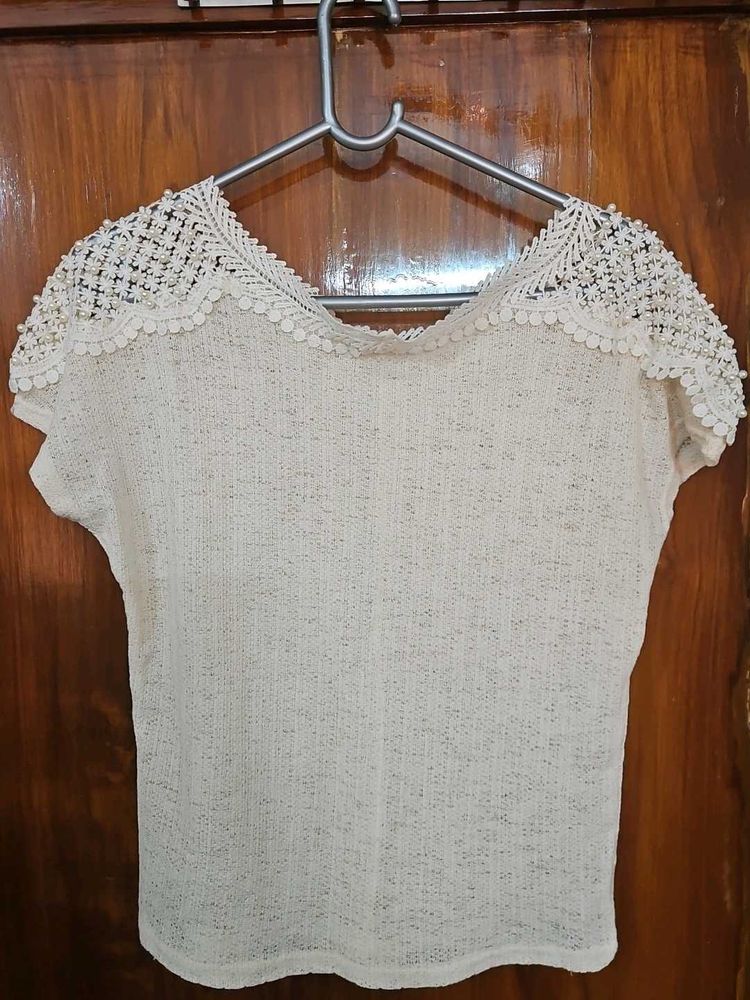 Lace Detail Top