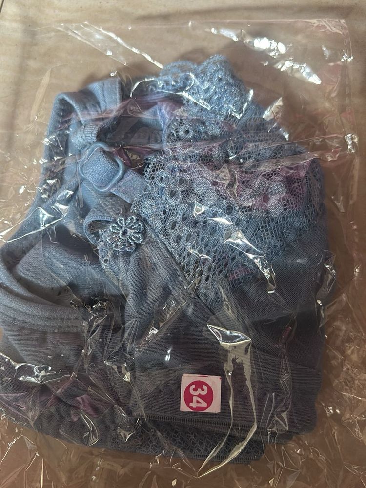 Lace Detail Bra - Size 34