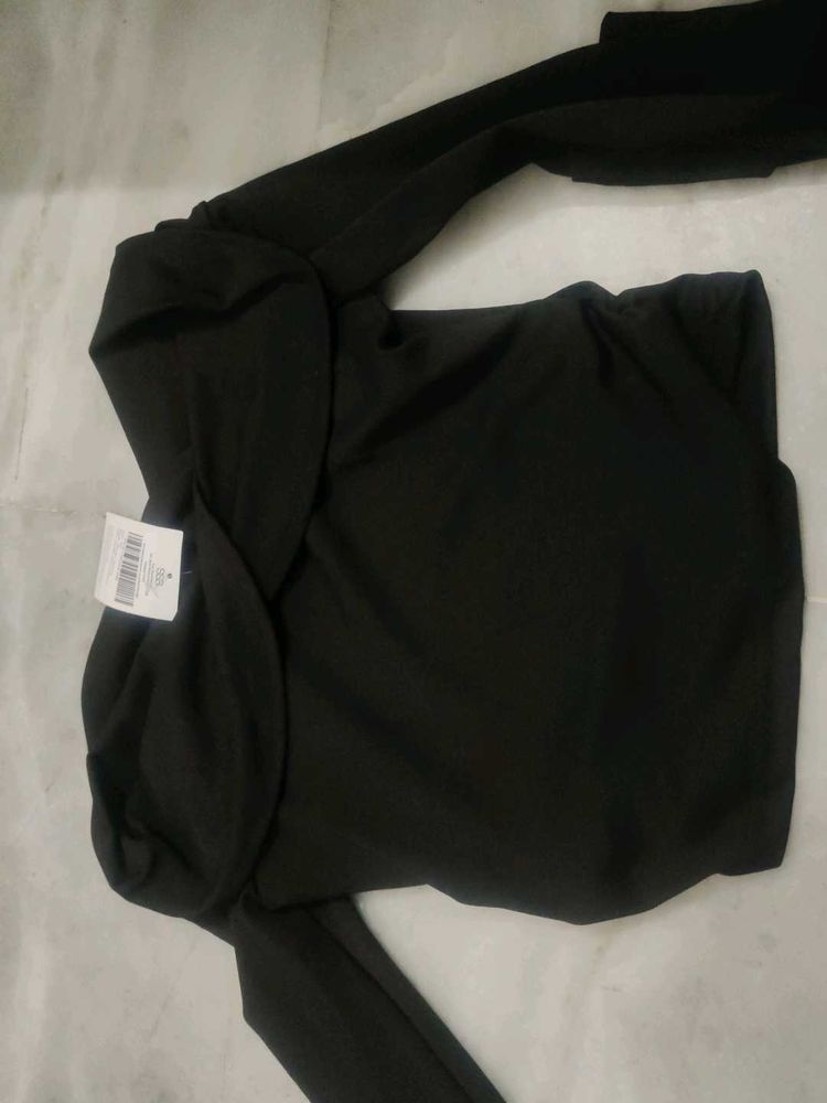 Black Off Shoulder Top