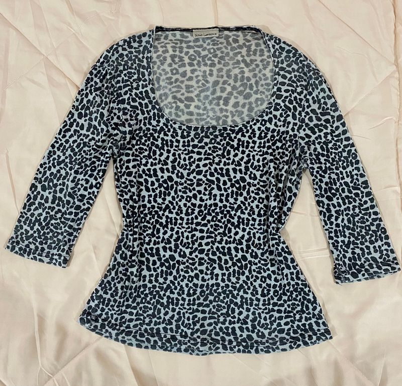 Animal Print Top