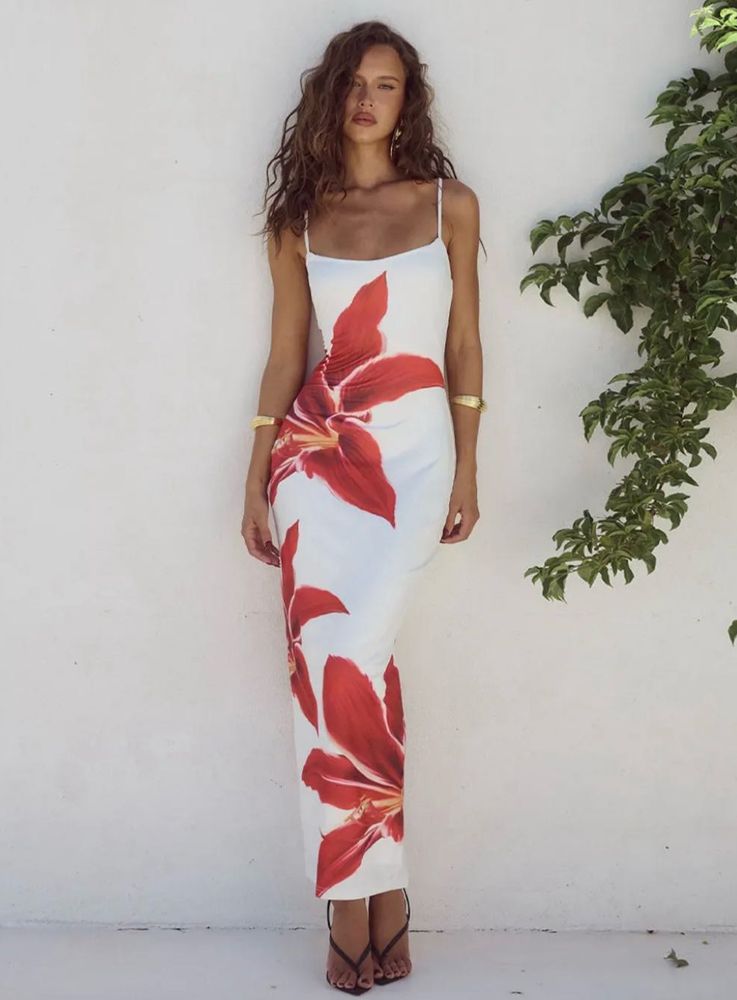 Pinteresty Floral Maxi Dress👠❤️‍🔥