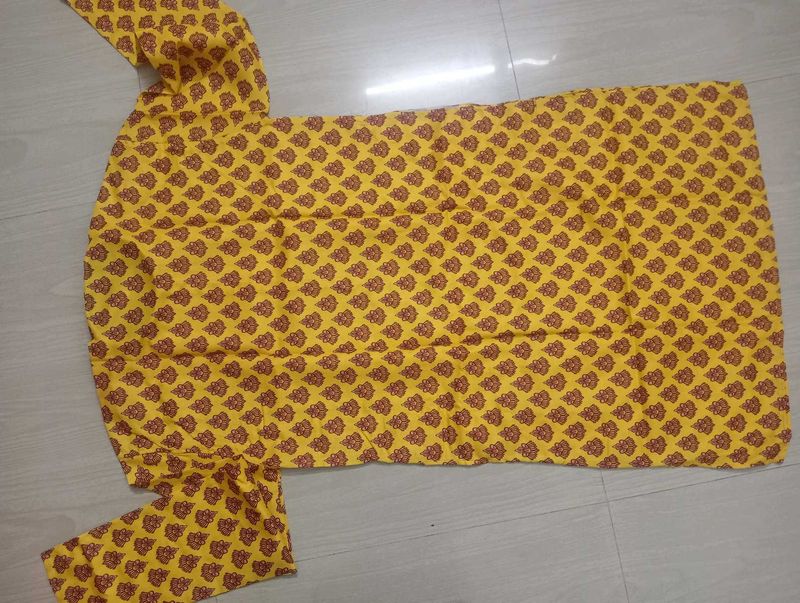 Men&#39;s Cotton Printed Kurta