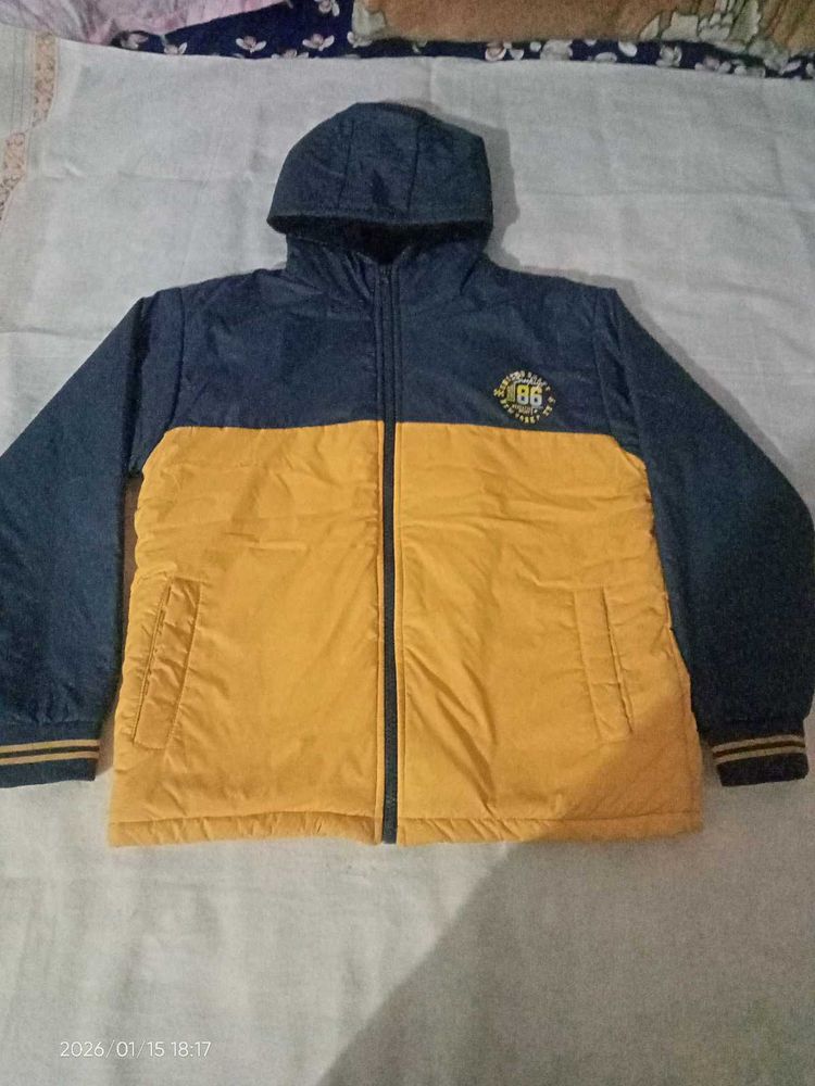 Stylish Two-Tone Kids' Jacket