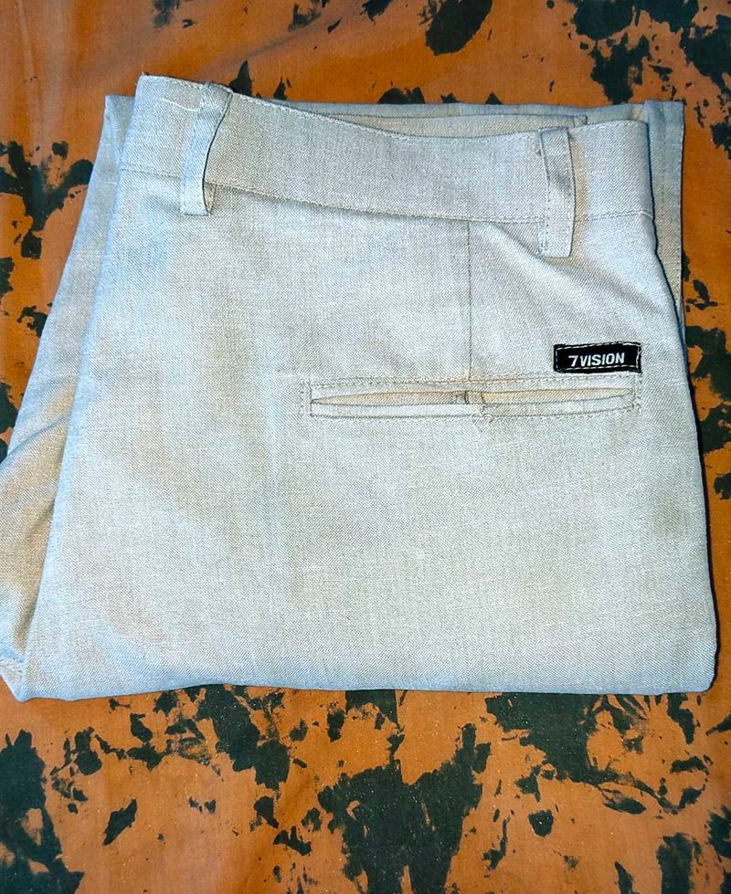 7Vision Beige Casual Pants