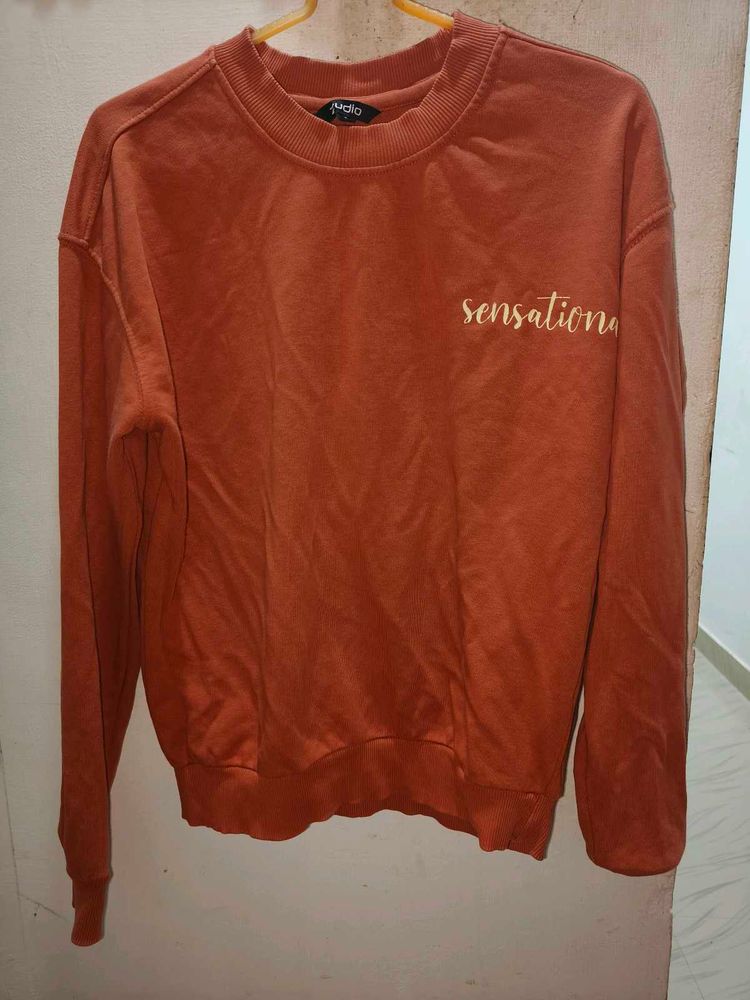 Stylish Orange Sweatshirt