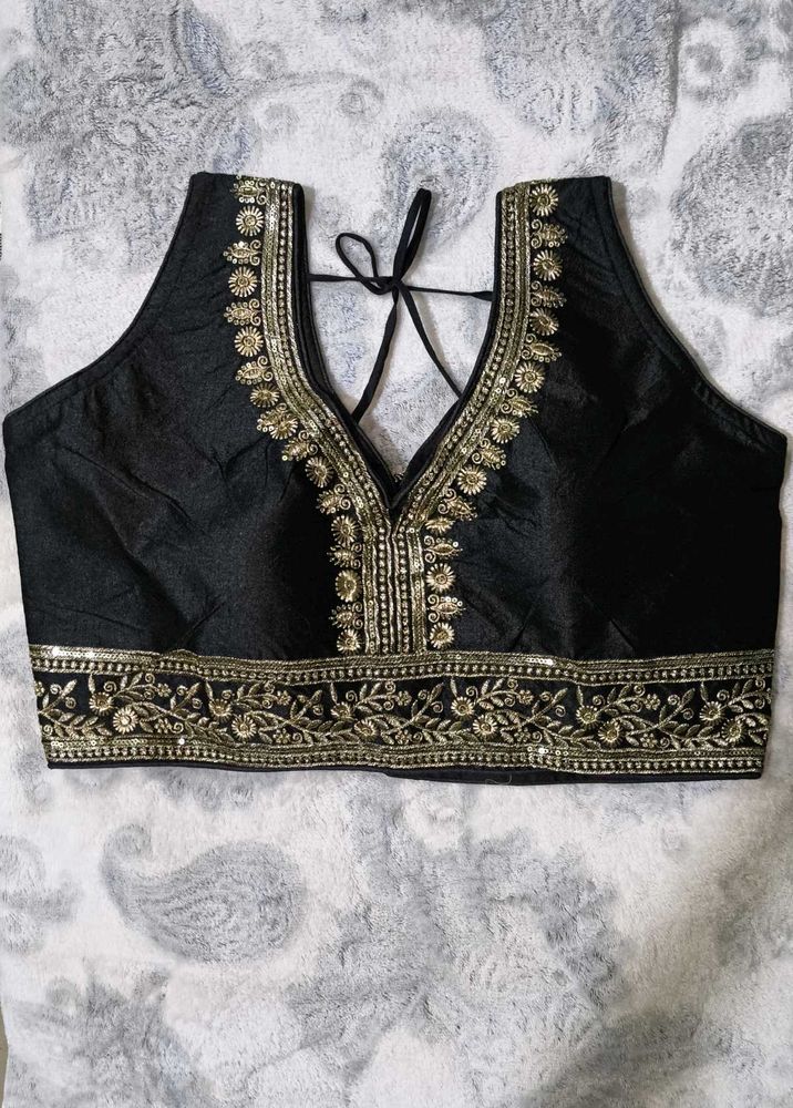 Y2K Desi NEW Black Blouse