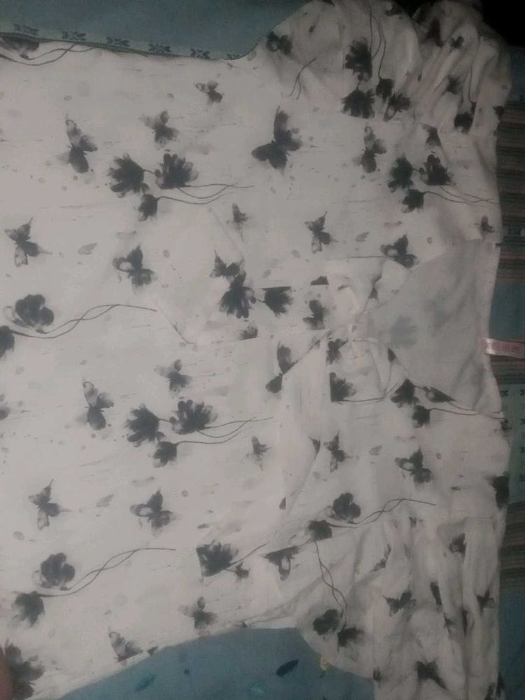 Butterfly Print Top