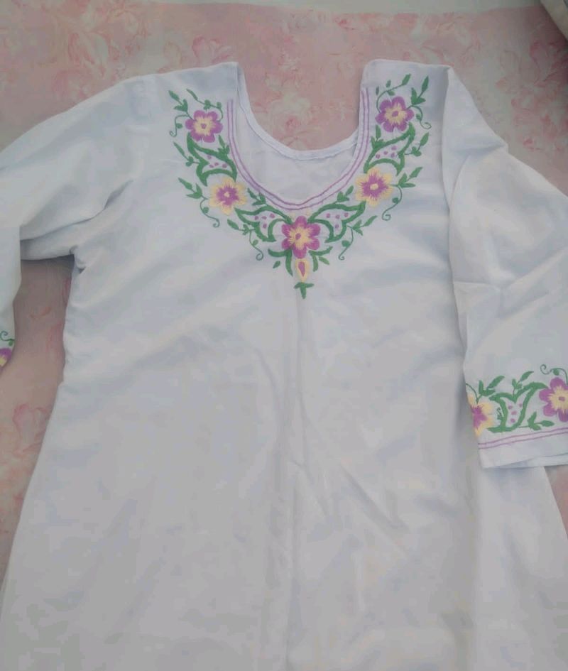 Like New White Kurti Only