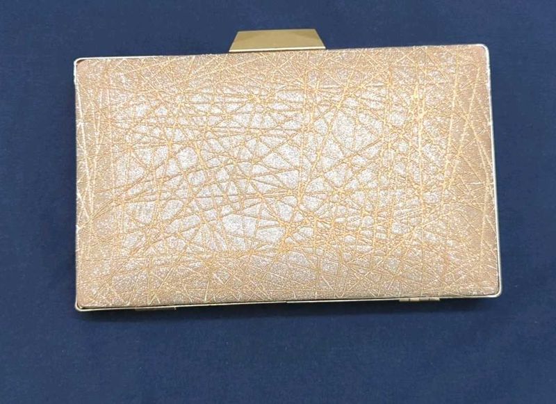 Elegant Gold Clutch