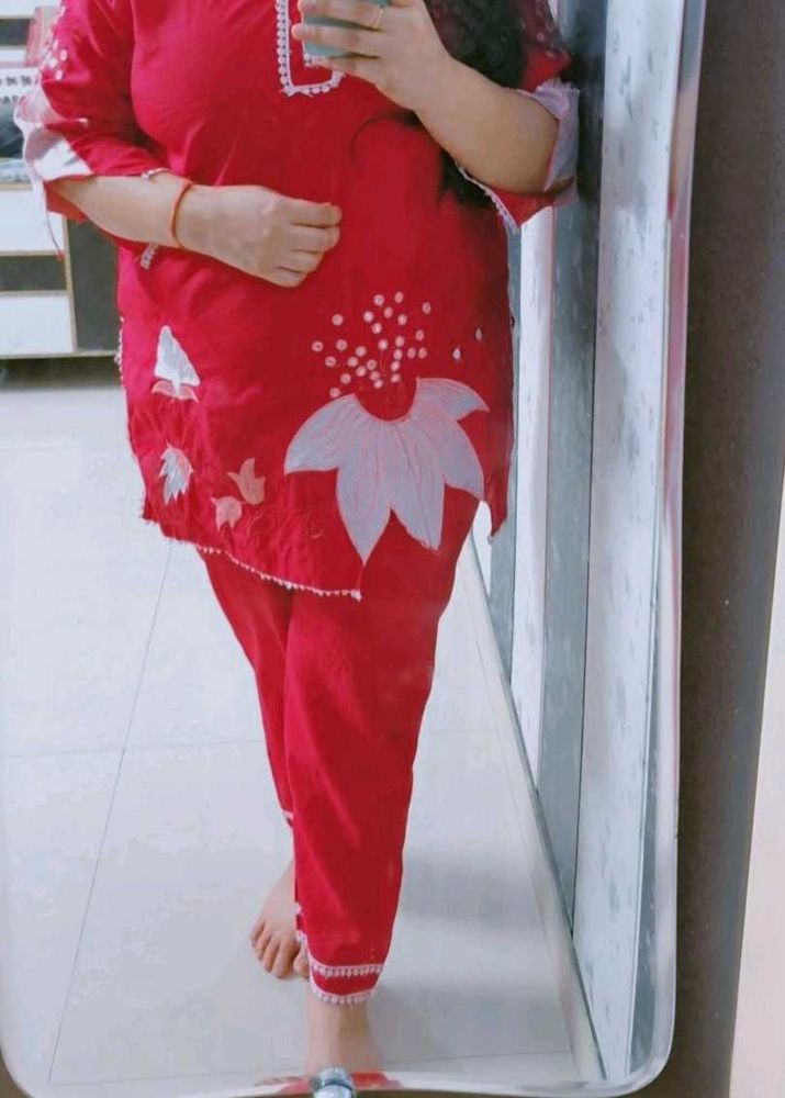Embroidery Co-ords Set