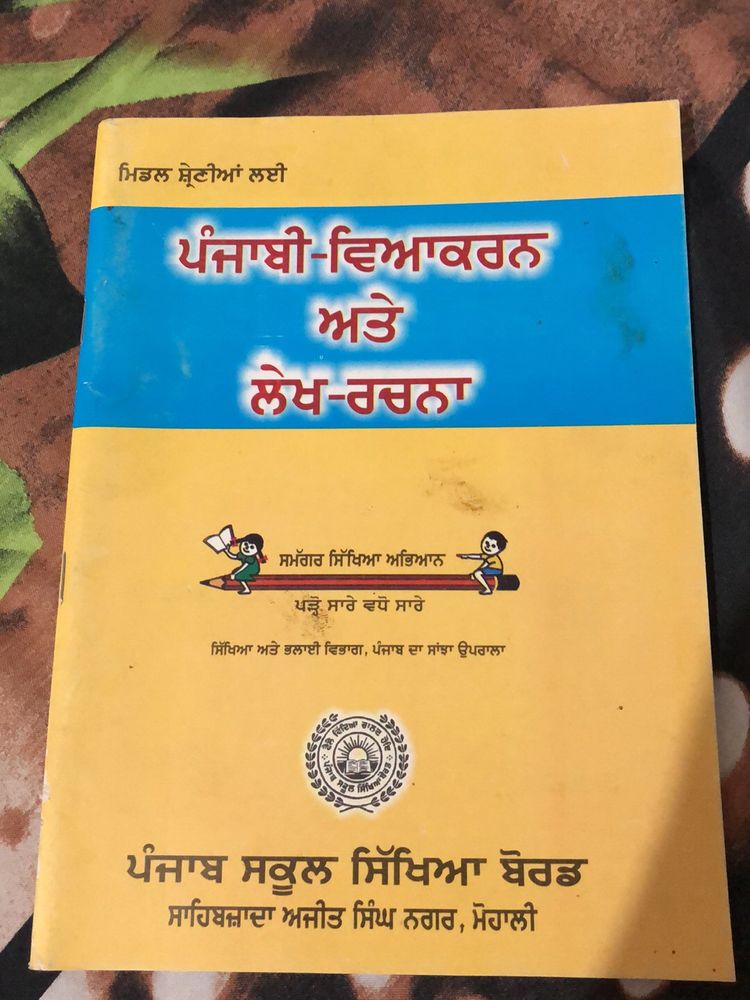 PSEB Punjabi Grammar And Essay Writing Book