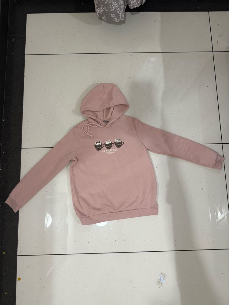 Cute Pink Graphic Hoodie