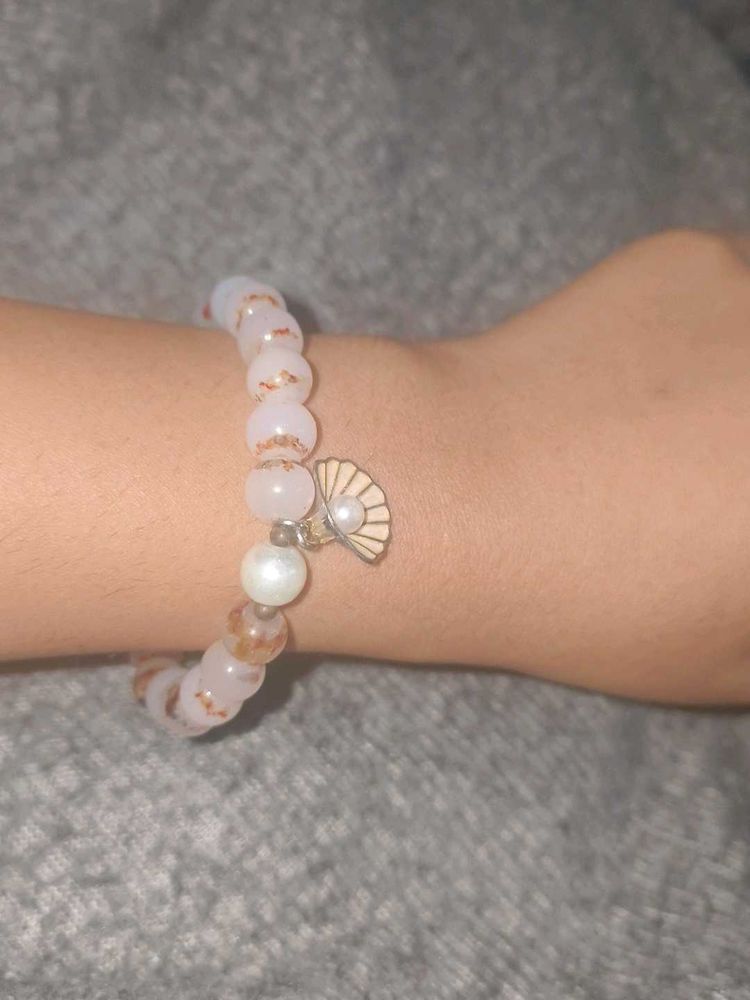 PEACH SHELL BRACELET