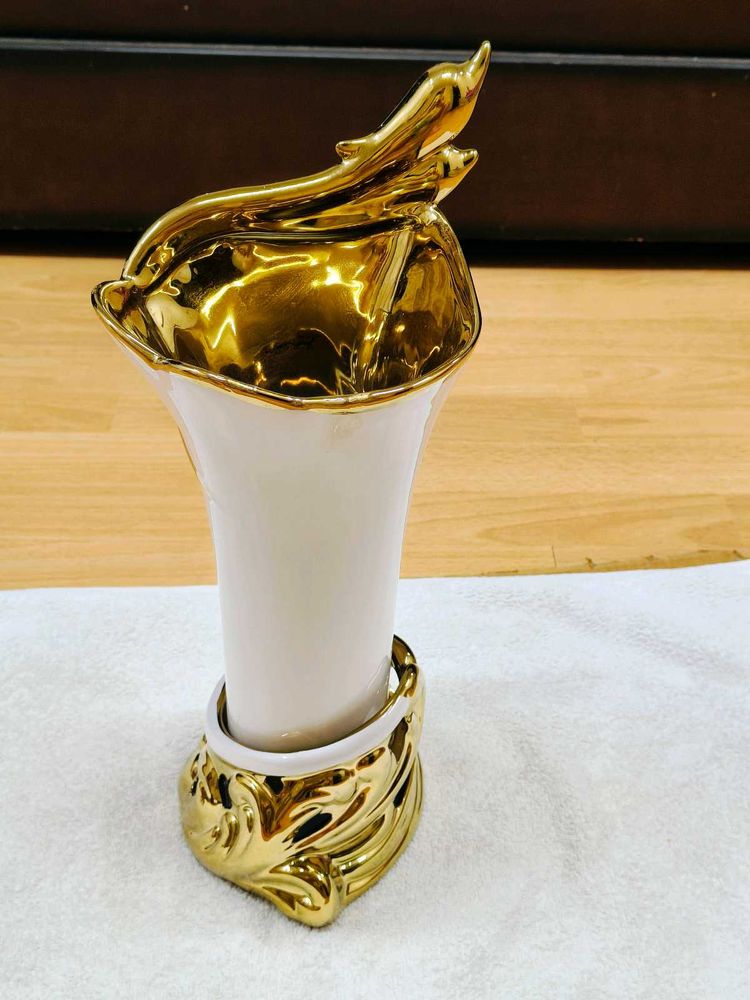 Royal Windsor 24ct Gold Plated Premium Japan Vase