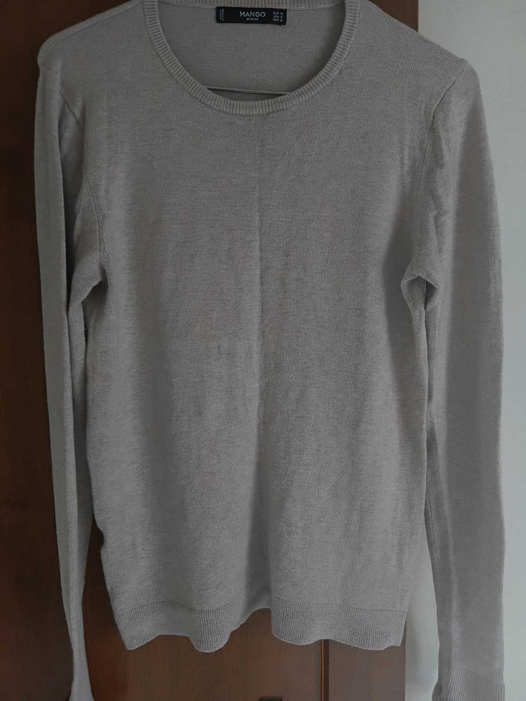 Mango Long Sleeve Knit Top