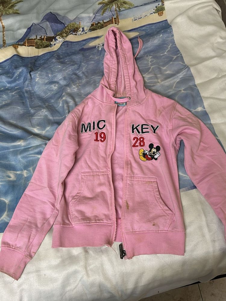 Pink Cotton Kids jacket