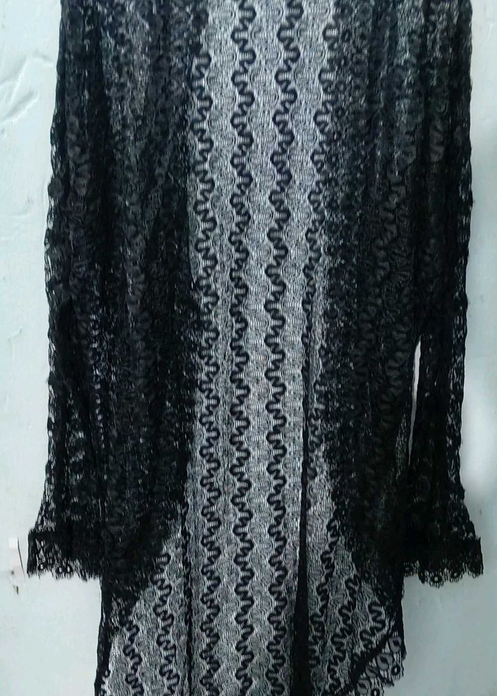 Elegant Black Lace Top