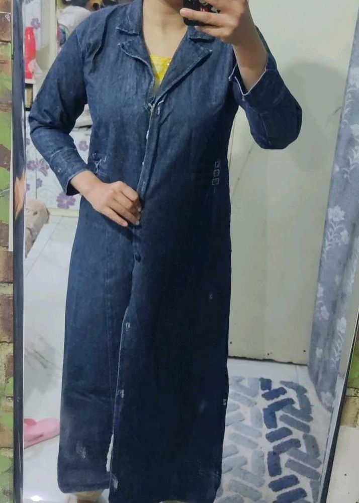 Denim Duster Coat