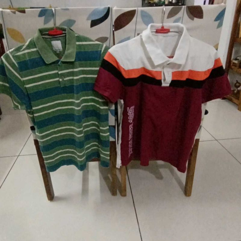 Striped Polo T-Shirts