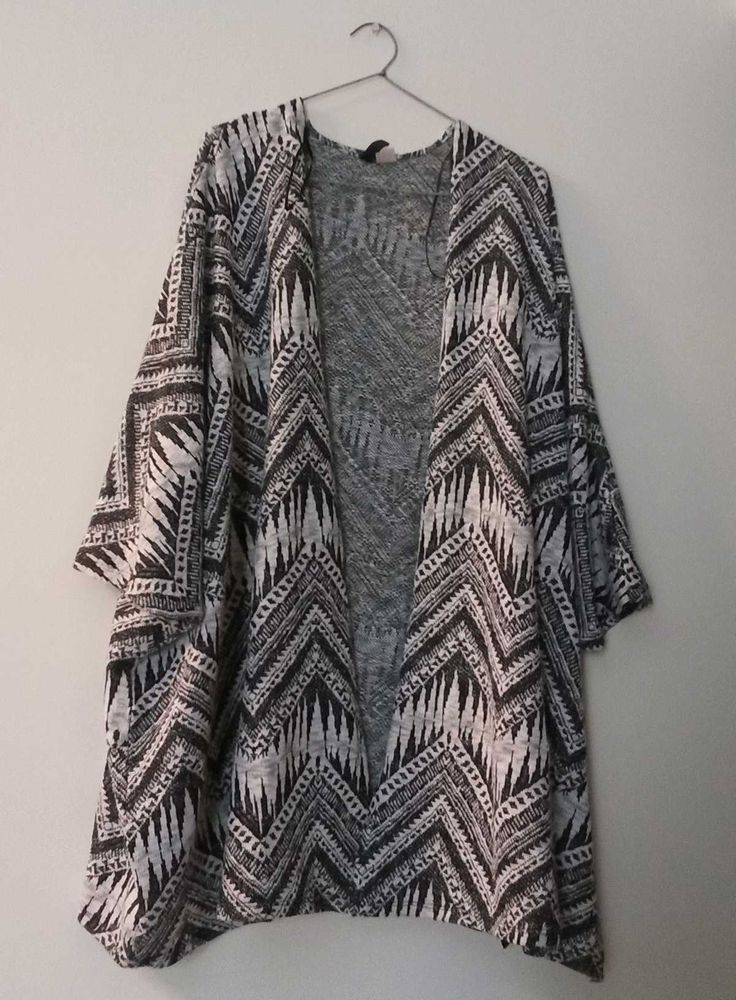 Patterned Kimono Cardigan