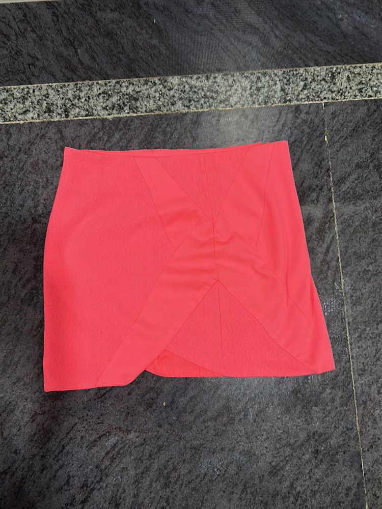 Neon Orange Skirt