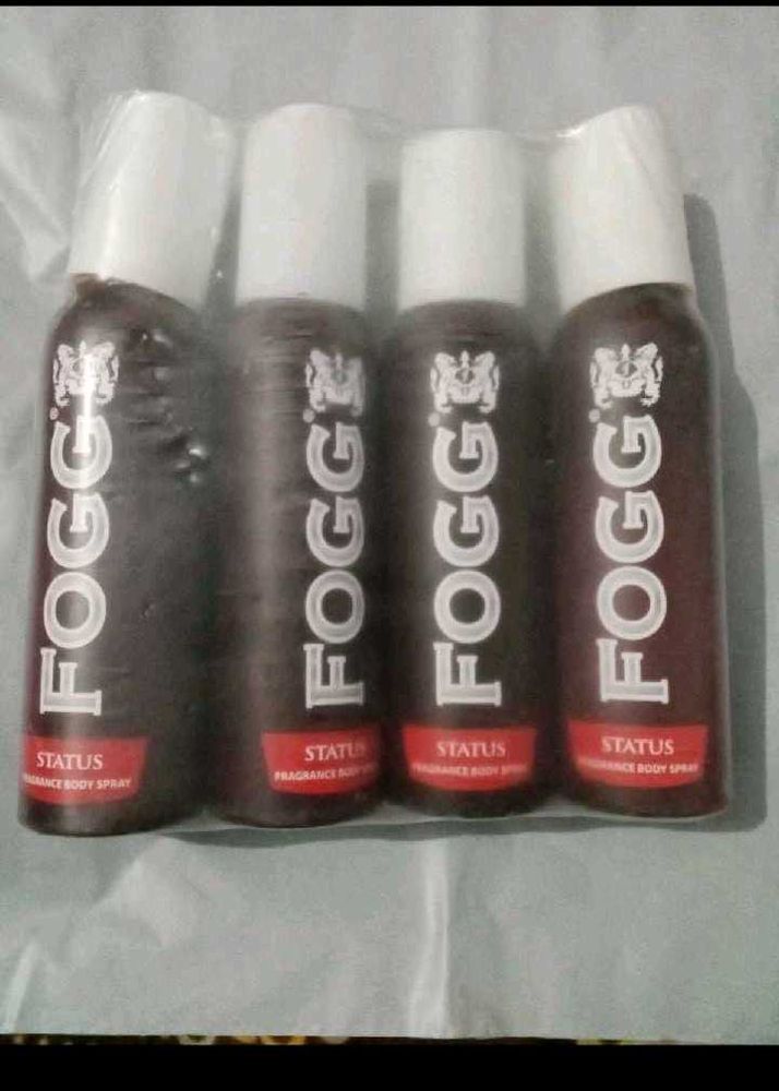 Fogg Status Body Spray - 4 Pack