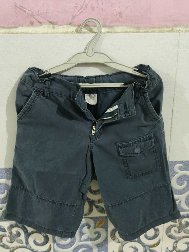 Blue Boys' Casual Shorts