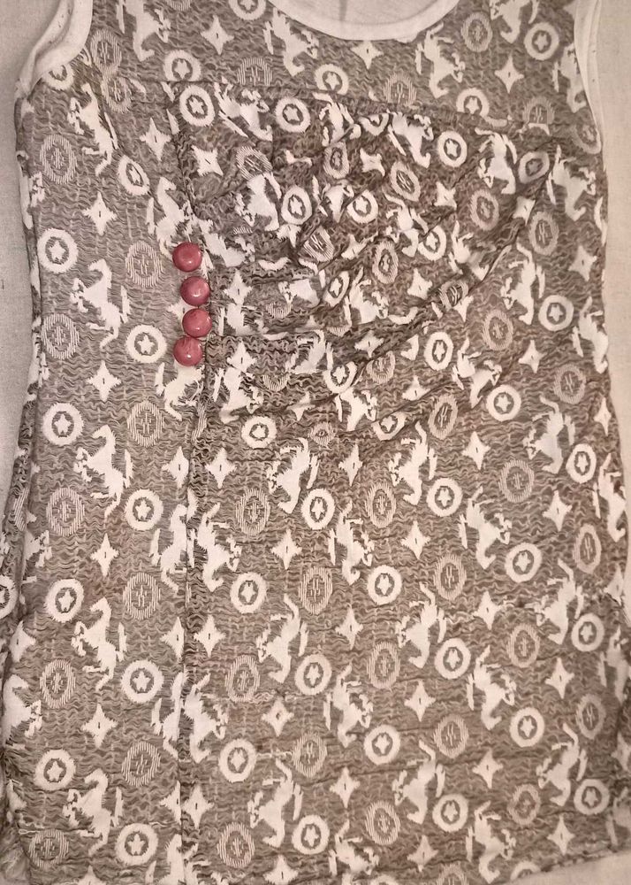 Cotton Fabric Without Sleeves