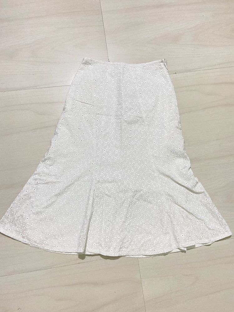 Hakoba Cotton MIDI Skirt