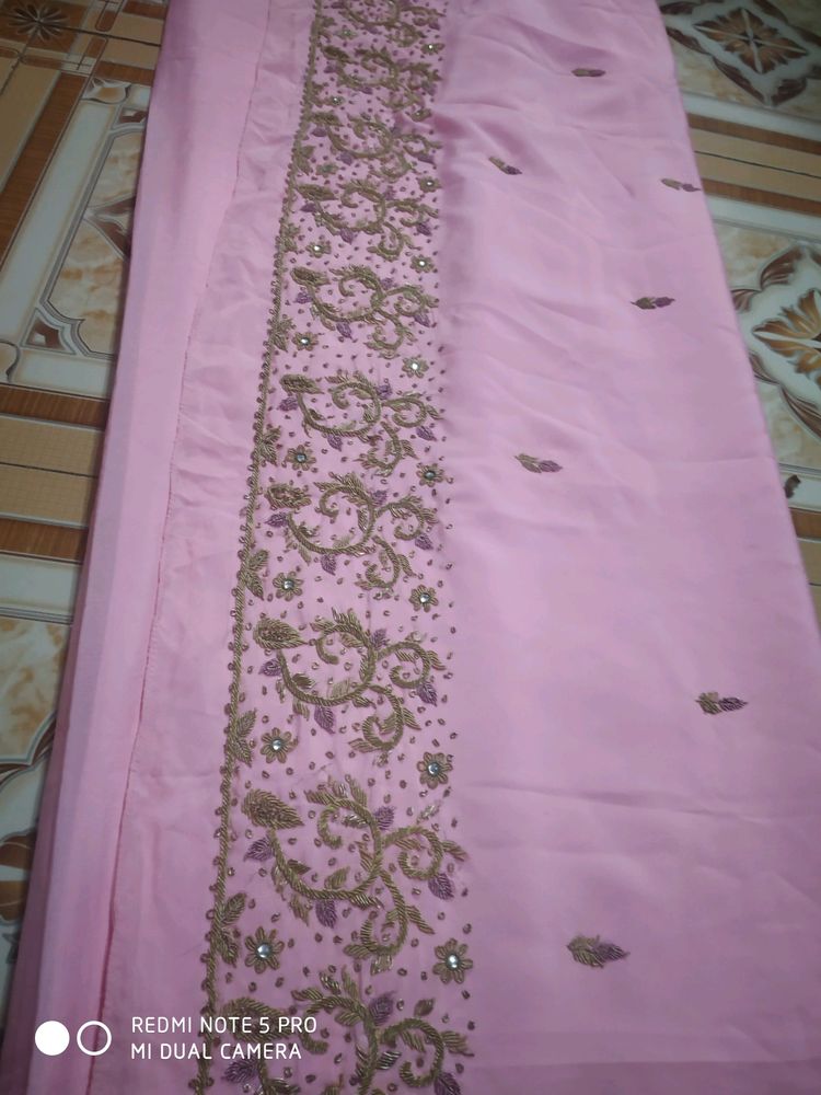 Pure Zardozi Work Vintage Saree