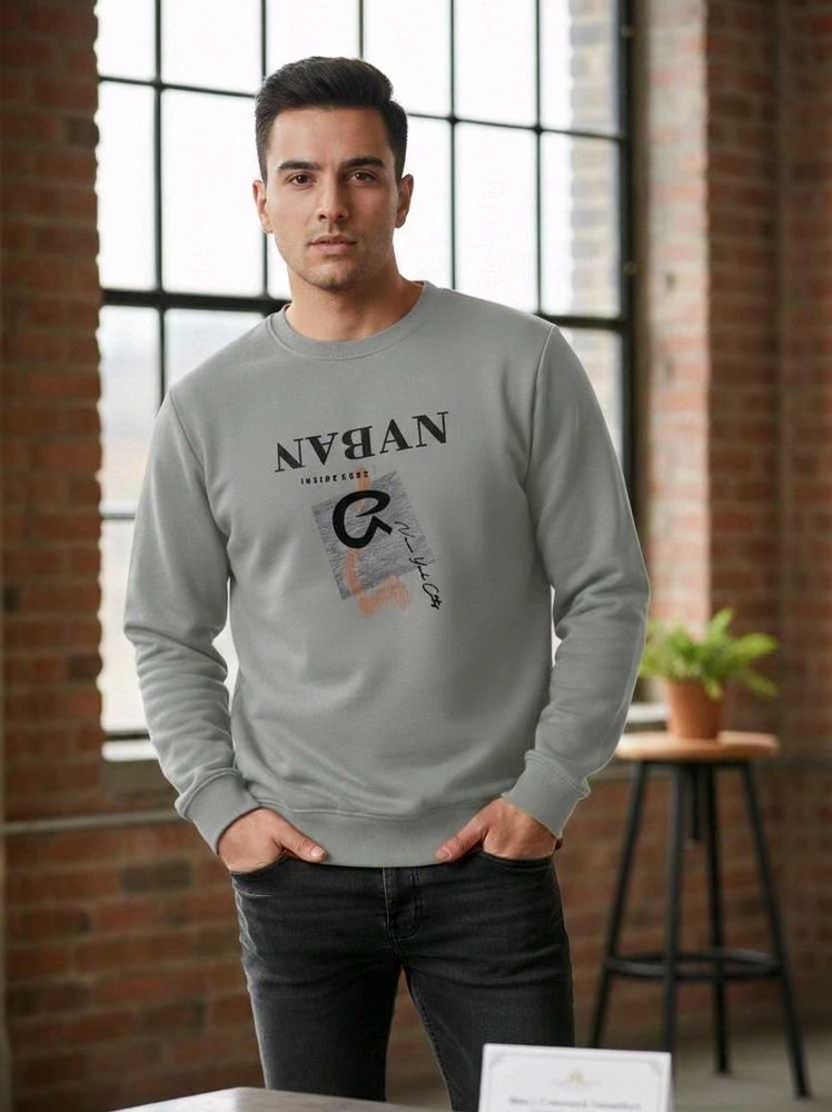 Stylish Grey Nvban Sweatshirt